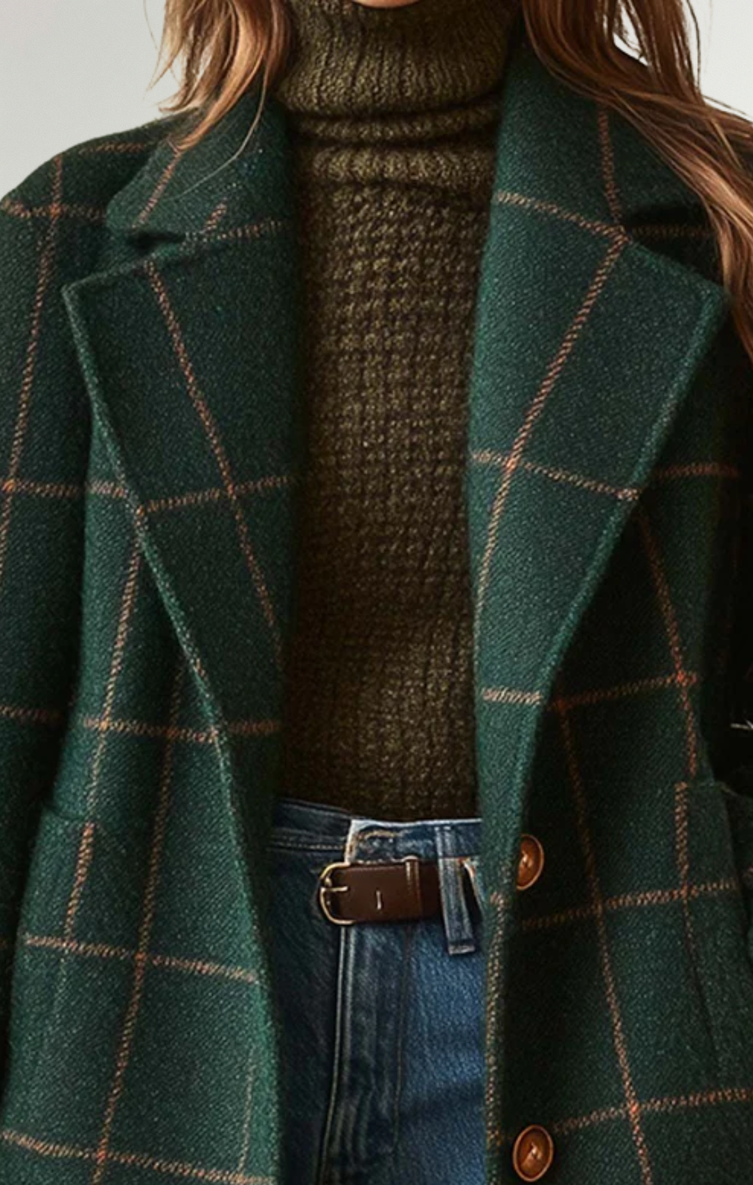 Fabiola™ | Abrigo clásico a cuadros