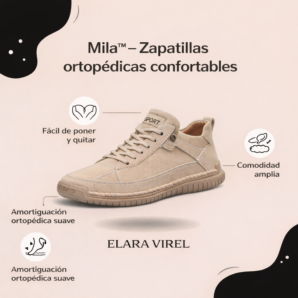 MILA™: Zapatillas Ergonómicas para mujer