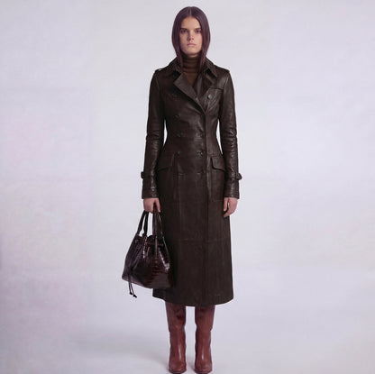 Nataly™ Gabardina de ante