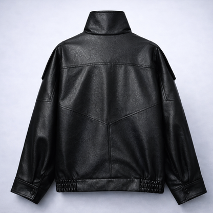 Élise™ — Chaqueta de Cuero Vegano Premium